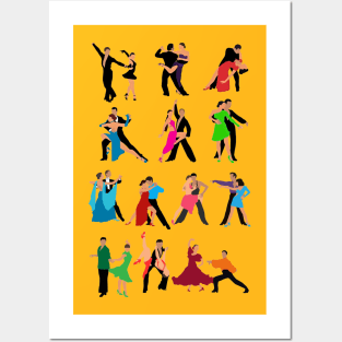 Dancing Couples Posters and Art